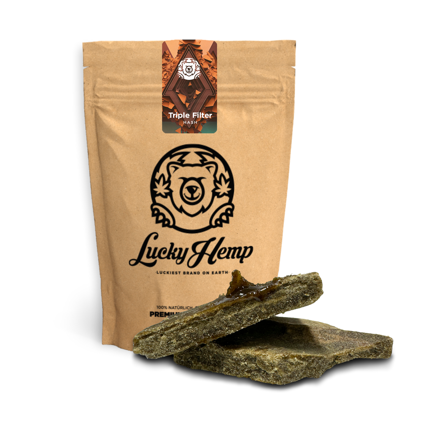Triple Filter Hash Blüten Lucky Hemp