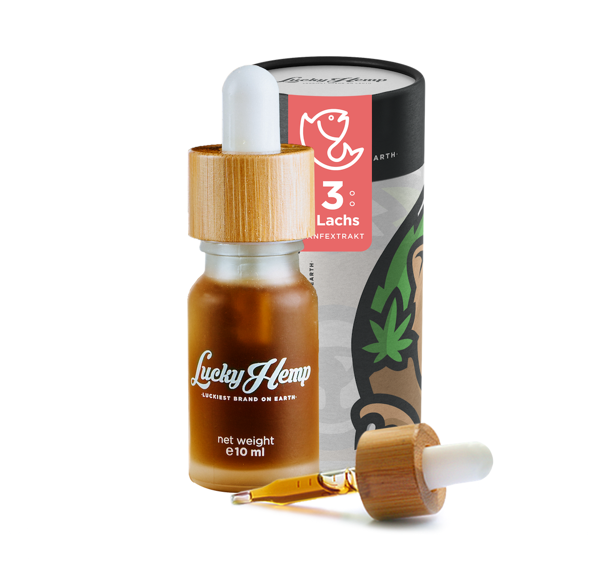 Lachs CBD-Öl Öle Lucky Hemp