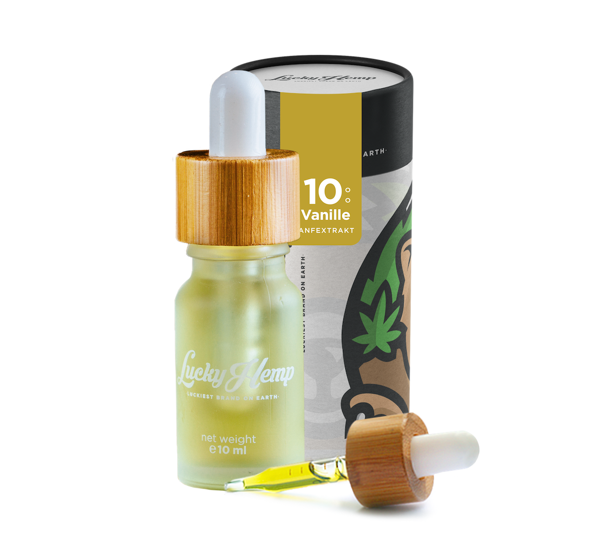 Vanille CBD-Öl 10% Öle Lucky Hemp